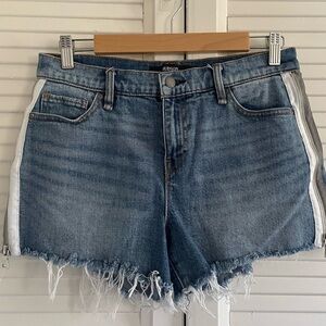 Hudson High Rise Gemma Side Zipper Denim Shorts - 27
